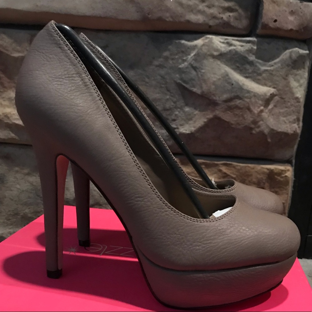 Mocha Brown Platform Stilettos Size 9